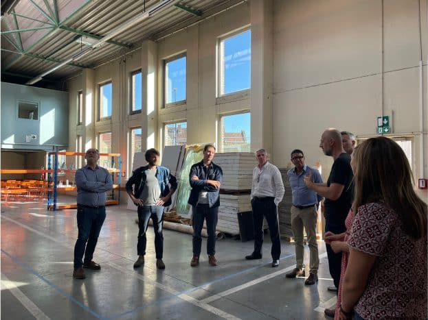 Visite de la plateforme provisoire de PResRV